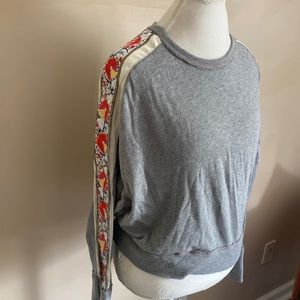 We the free embroidered sweatshirt